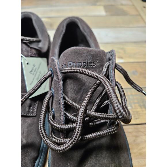 Hush Puppies Glen Derby Zero G Brown Suede Size 11 Extra Wide main image 9